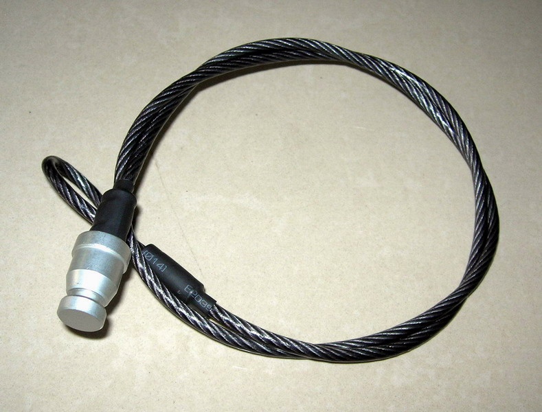 Security Cable with Stainless Steel Fitting