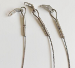 Steel Cable Slings with Mounting Tabs